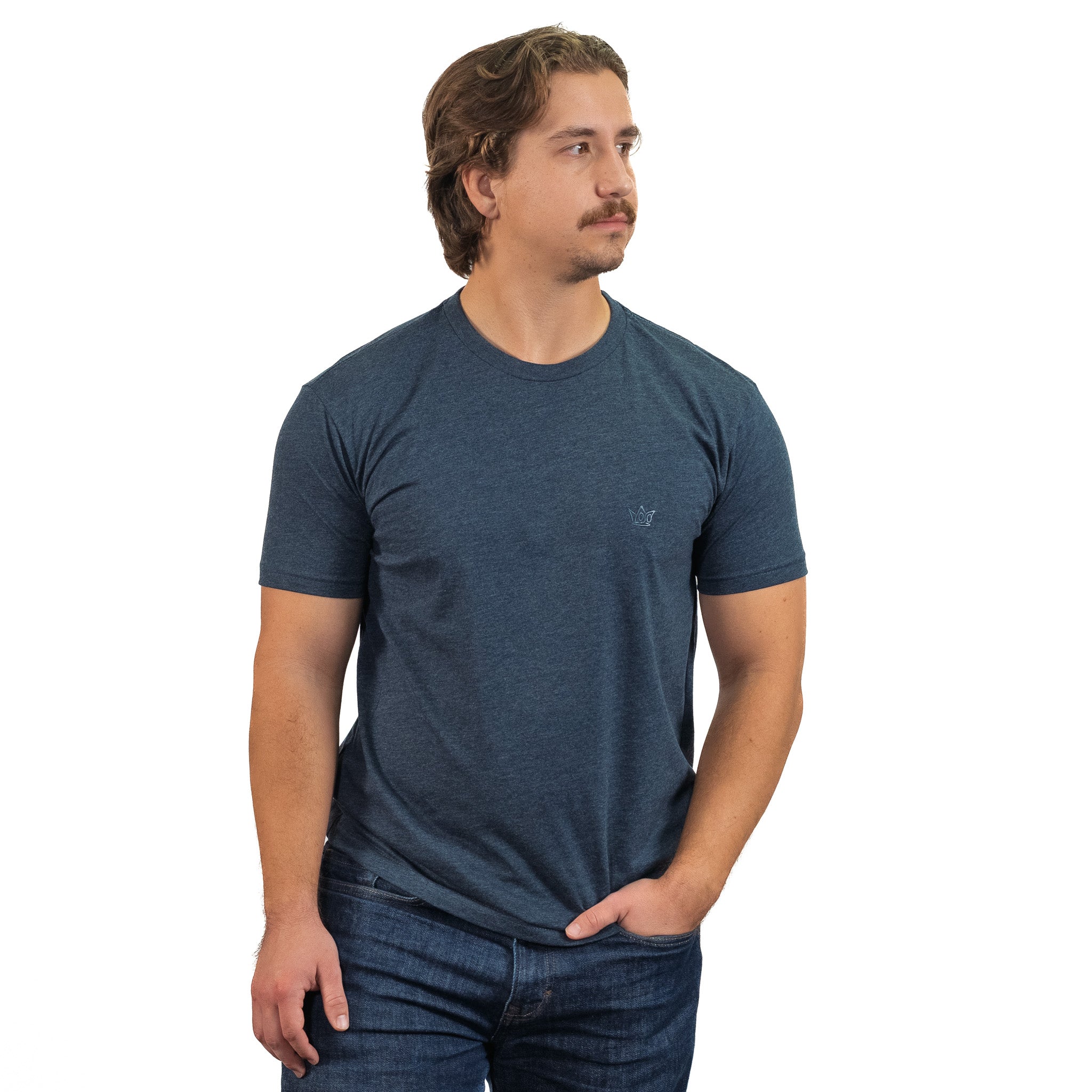 YOSO Fitted Soft Embroidered Logo Tee